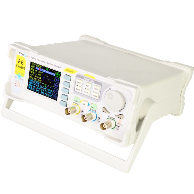 Dual Channel Arbitrary Waveform Function Generator 60Mhz - NEU FY6900 Zweikanal-DDS-Funktionsgenerator/Arbiträrer Wellenformgenerator/Pulssignalquelle/Frequenzzähler 60MHz