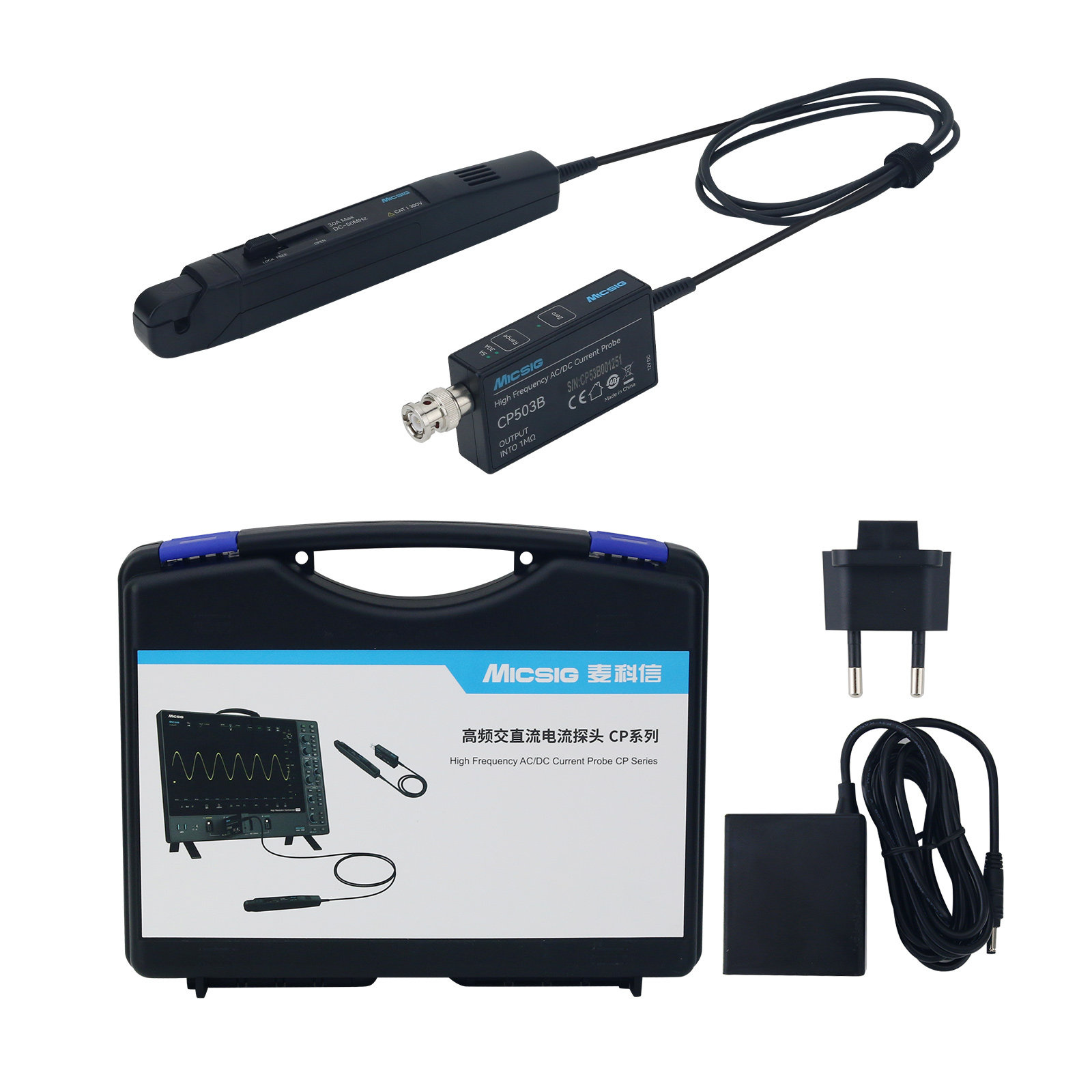 Micsig CP503B 50MHz 5A/30A Dua – Current Probe Ac Dc 50Mhz Oscilloscope Bewertung und Preis