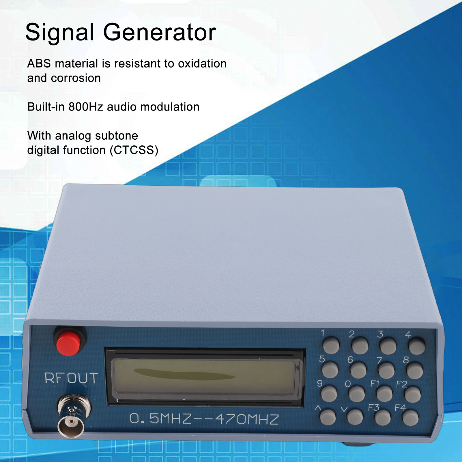 RF-Signalgenerator, Audiomodul – Rf Signal Generator 0.5Mhz To 470Mhz Bewertung und Preis