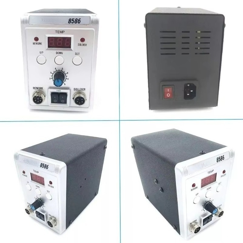 760W 8586 2-in-1 Heißluft-Löts – Smd Rework Station Hot Air Soldering 2 In 1 Bewertung und Preis